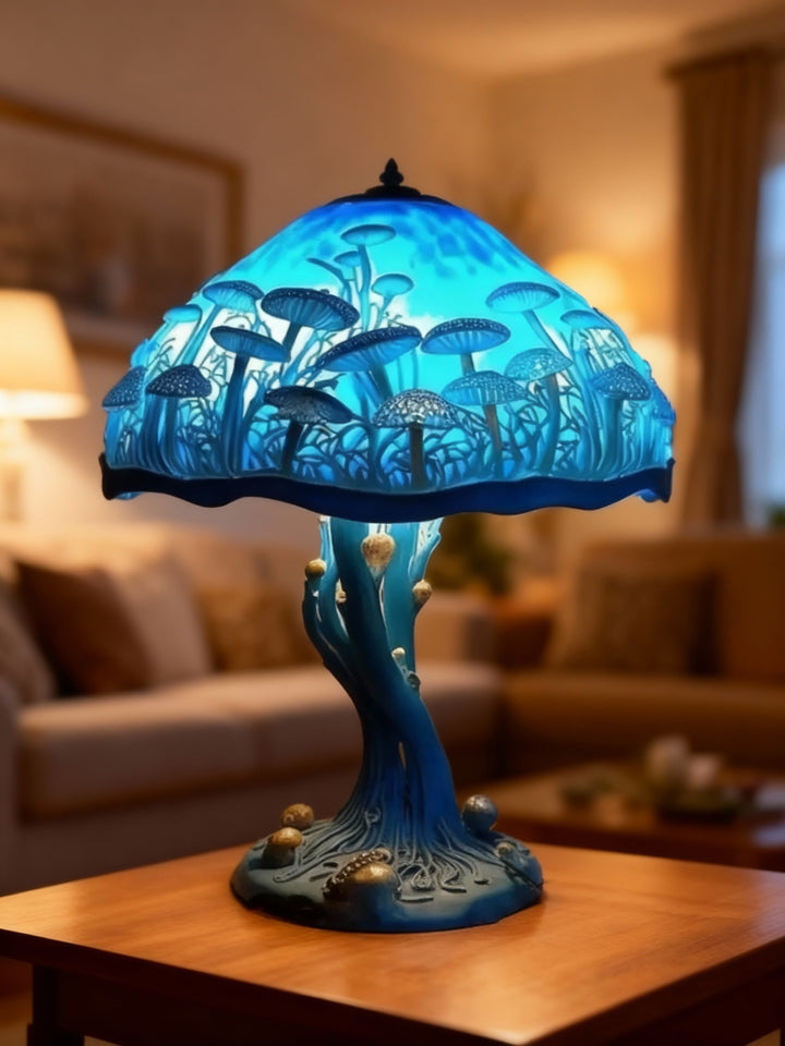 BLUEAURA | Blue desk lamp with a mystical vibe