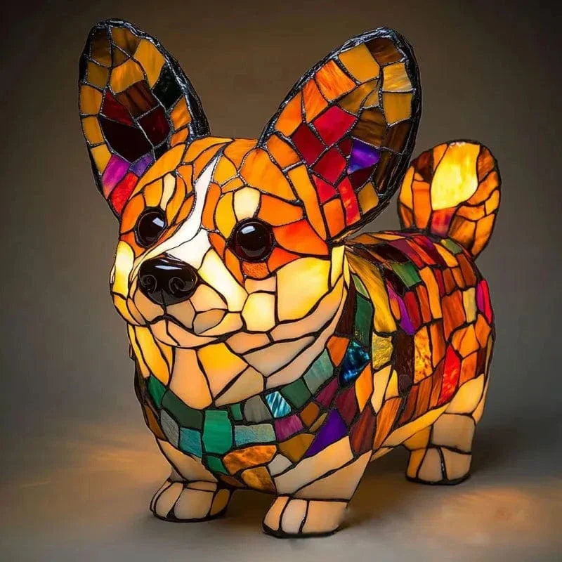 Regal Corgi Glow Lamp